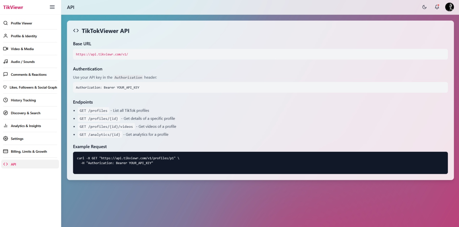 API Access