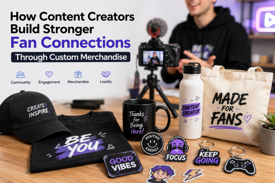 How Content Creators Build Stronger Fan Connections Throug Custom Merchandise